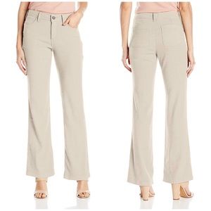 NWT NYDJ Wylie Linen Trousers in Stone sz 16